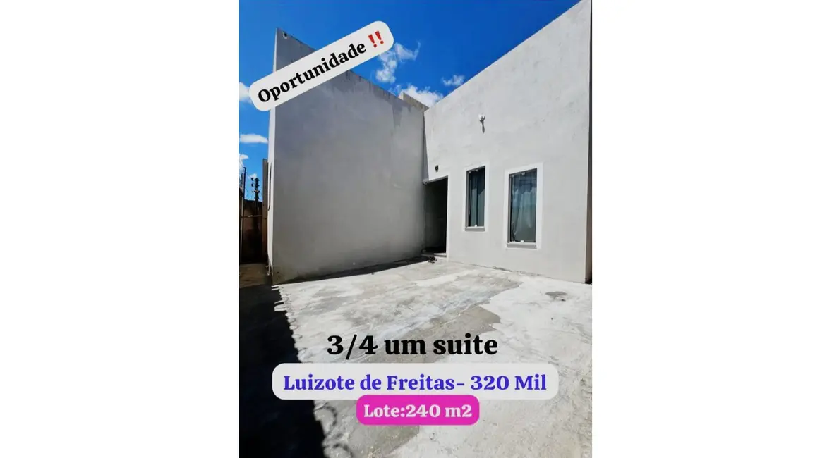 Foto 1 de Casa com 3 quartos à venda, 117m2 em Luizote de Freitas, Uberlandia - MG