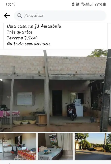 Casa com 3 quartos à venda, 7520m2 em Sorriso - MT - imagem 4 Foto 4 de Casa com 3 quartos à venda, 7520m2 em Sorriso - MT