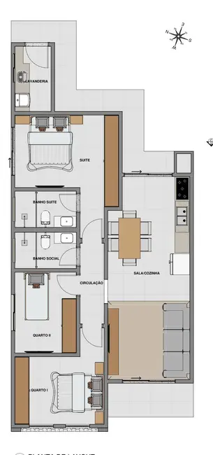 Casa com 3 quartos à venda, 91m2 em Sinop - MT - imagem 8 Foto 8 de Casa com 3 quartos à venda, 91m2 em Sinop - MT