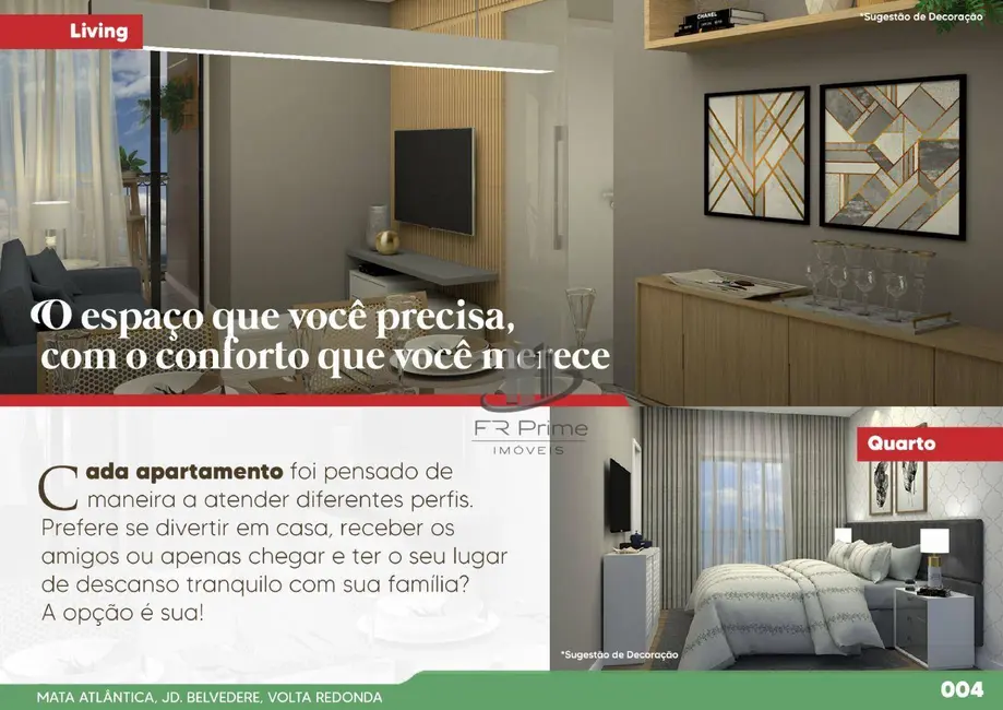 Apartamento com 2 quartos à venda, 61m2 em Jardim Belvedere, Volta Redonda - RJ - imagem 6 Foto 6 de Apartamento com 2 quartos à venda, 61m2 em Jardim Belvedere, Volta Redonda - RJ