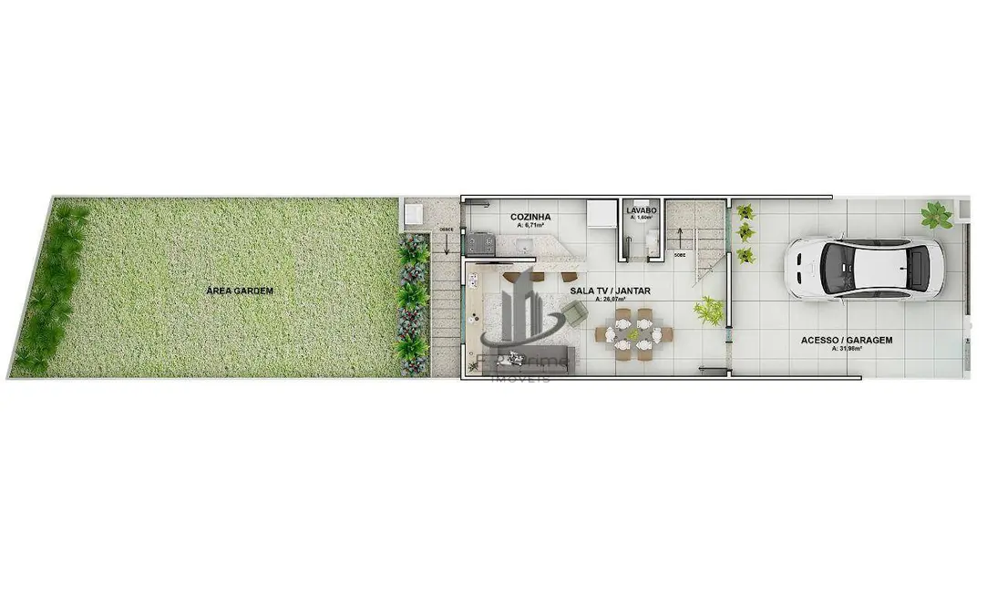 Casa com 3 quartos à venda, 127m2 em Santa Rosa, Barra Mansa - RJ - imagem 3 Foto 3 de Casa com 3 quartos à venda, 127m2 em Santa Rosa, Barra Mansa - RJ