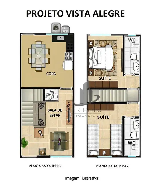 Foto 2 de Casa de Condomínio com 2 quartos à venda, 150m2 em Vista Alegre, Barra Mansa - RJ