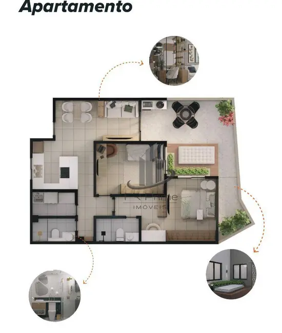 Apartamento com 2 quartos à venda, 56m2 em Centro, Barra Mansa - RJ - imagem 4 Foto 4 de Apartamento com 2 quartos à venda, 56m2 em Centro, Barra Mansa - RJ