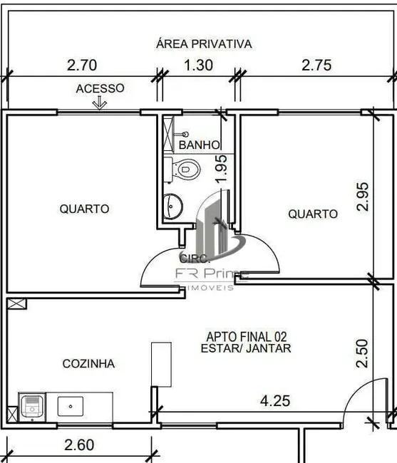Apartamento com 2 quartos à venda, 52m2 em São Luís, Volta Redonda - RJ - imagem 9 Foto 9 de Apartamento com 2 quartos à venda, 52m2 em São Luís, Volta Redonda - RJ