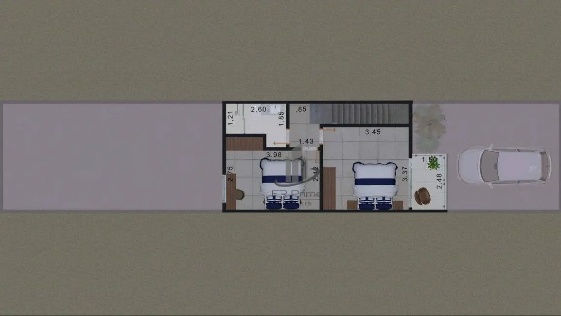 Foto 3 de Casa com 2 quartos à venda, 150m2 em Colônia Santo Antônio, Barra Mansa - RJ