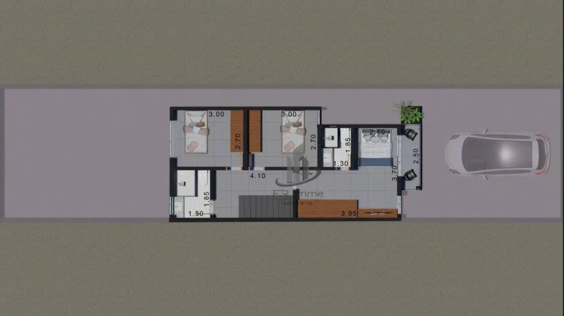 Casa com 3 quartos à venda, 150m2 em Colônia Santo Antônio, Barra Mansa - RJ - imagem 3 Foto 3 de Casa com 3 quartos à venda, 150m2 em Colônia Santo Antônio, Barra Mansa - RJ