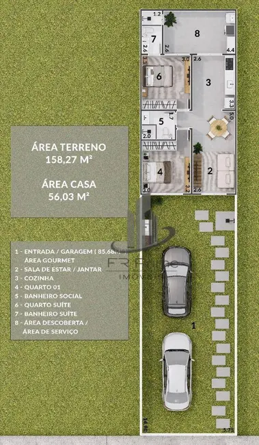 Casa com 2 quartos à venda, 158m2 em Pinheiral - RJ - imagem 1 Foto 1 de Casa com 2 quartos à venda, 158m2 em Pinheiral - RJ