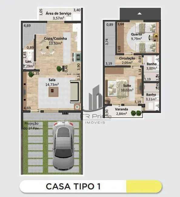 Foto 9 de Apartamento com 2 quartos à venda, 48m2 em Belmonte, Volta Redonda - RJ