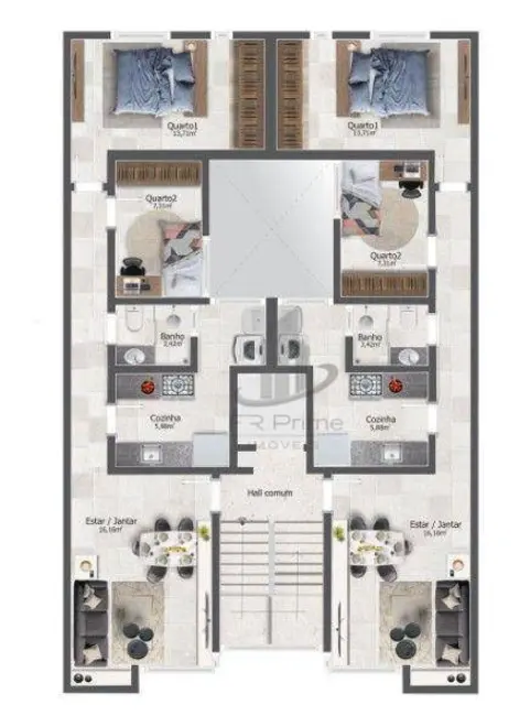 Foto 7 de Apartamento com 2 quartos à venda, 65m2 em Jardim Cidade do Aço, Volta Redonda - RJ