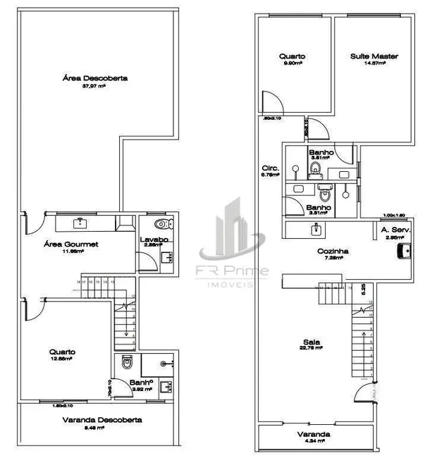 Cobertura com 3 quartos à venda, 153m2 em Jardim Amália, Volta Redonda - RJ - imagem 4 Foto 4 de Cobertura com 3 quartos à venda, 153m2 em Jardim Amália, Volta Redonda - RJ