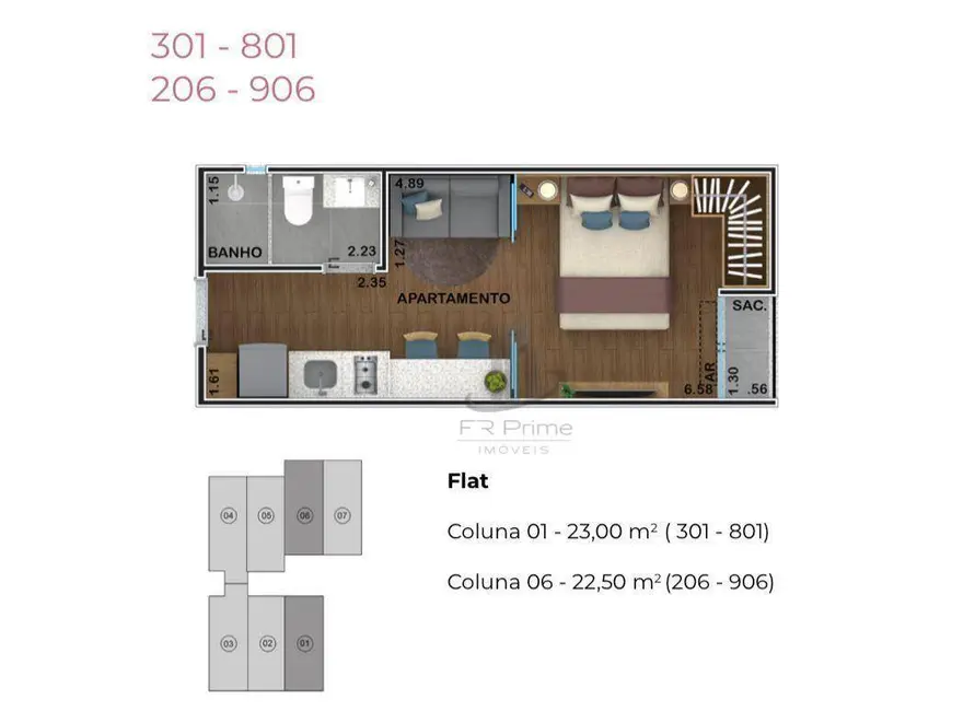 Apartamento com 1 quarto à venda, 22m2 em Monte Castelo, Volta Redonda - RJ - imagem 5 Foto 5 de Apartamento com 1 quarto à venda, 22m2 em Monte Castelo, Volta Redonda - RJ