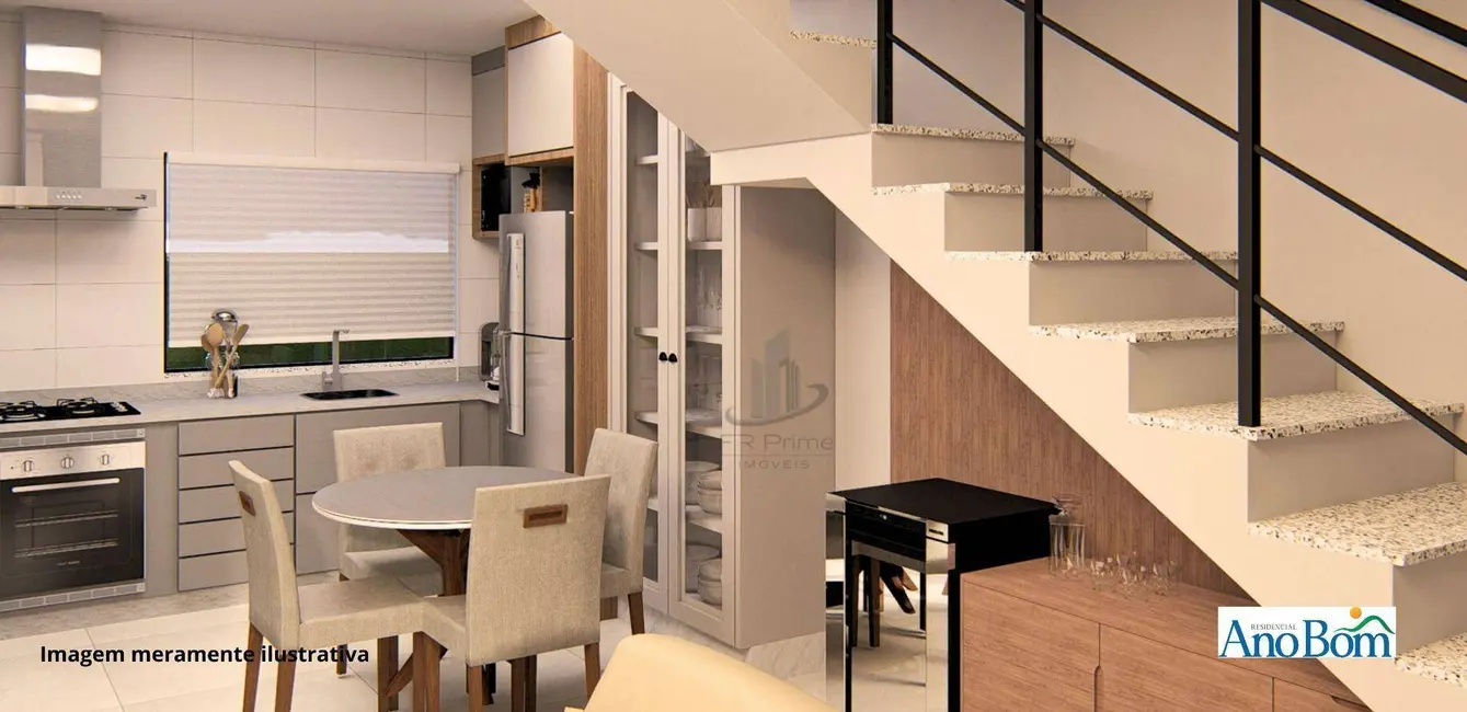 Casa de Condomínio com 2 quartos à venda, 104m2 em Parque Independência, Barra Mansa - RJ - imagem 4 Foto 4 de Casa de Condomínio com 2 quartos à venda, 104m2 em Parque Independência, Barra Mansa - RJ