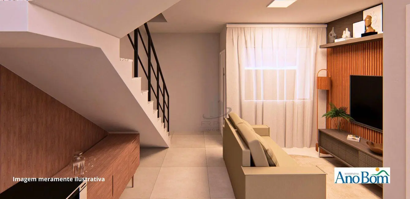 Casa de Condomínio com 2 quartos à venda, 104m2 em Parque Independência, Barra Mansa - RJ - imagem 2 Foto 2 de Casa de Condomínio com 2 quartos à venda, 104m2 em Parque Independência, Barra Mansa - RJ