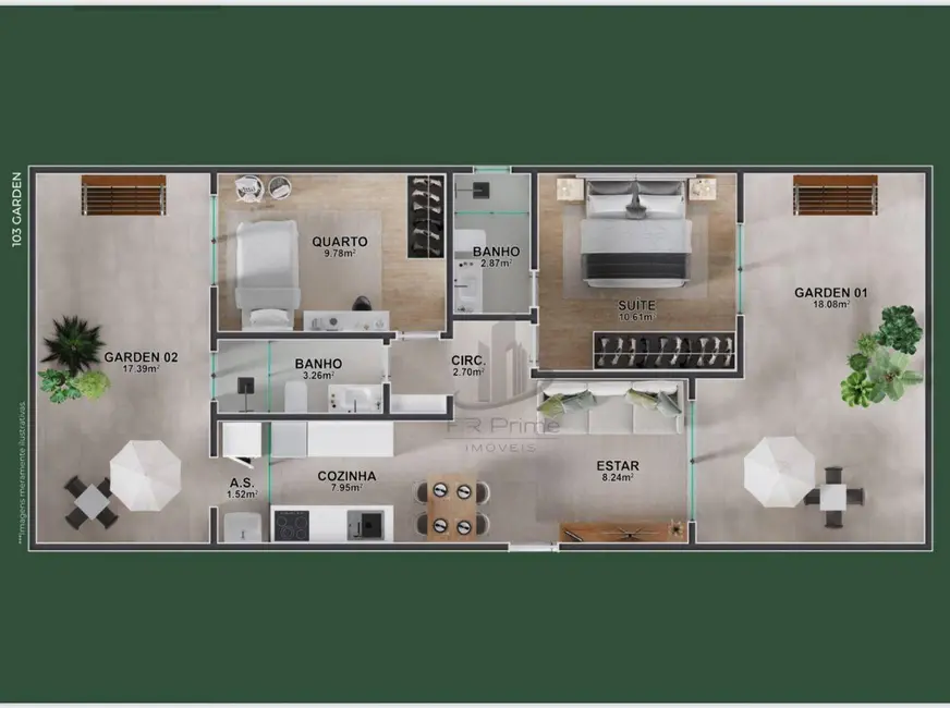 Apartamento com 2 quartos à venda, 94m2 em Voldac, Volta Redonda - RJ - imagem 3 Foto 3 de Apartamento com 2 quartos à venda, 94m2 em Voldac, Volta Redonda - RJ
