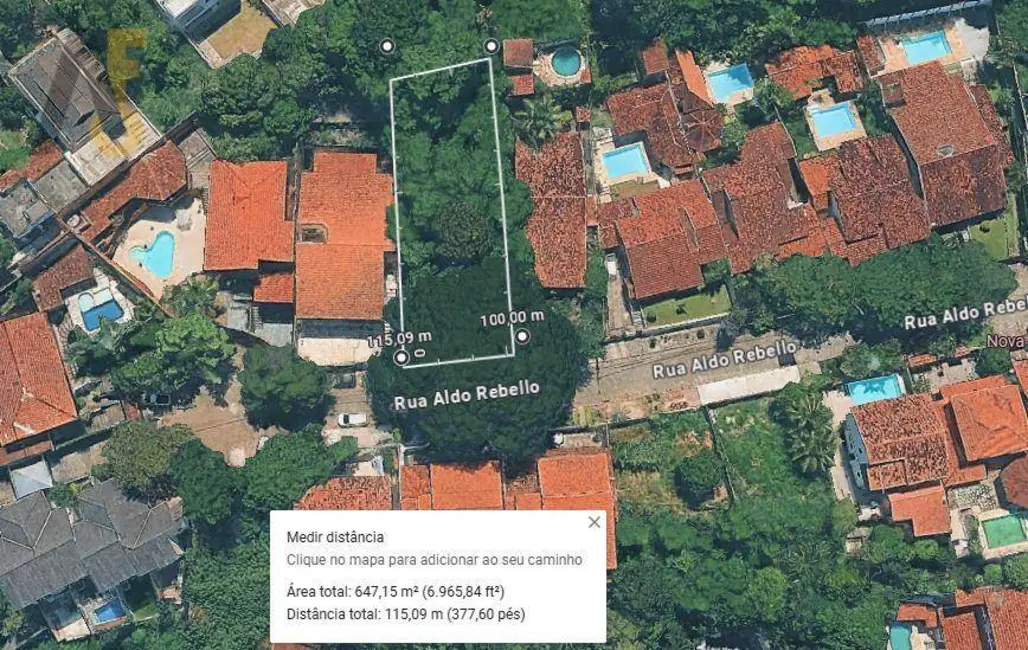 Foto 1 de Terreno / Lote à venda, 626m2 em Pechincha, Rio De Janeiro - RJ