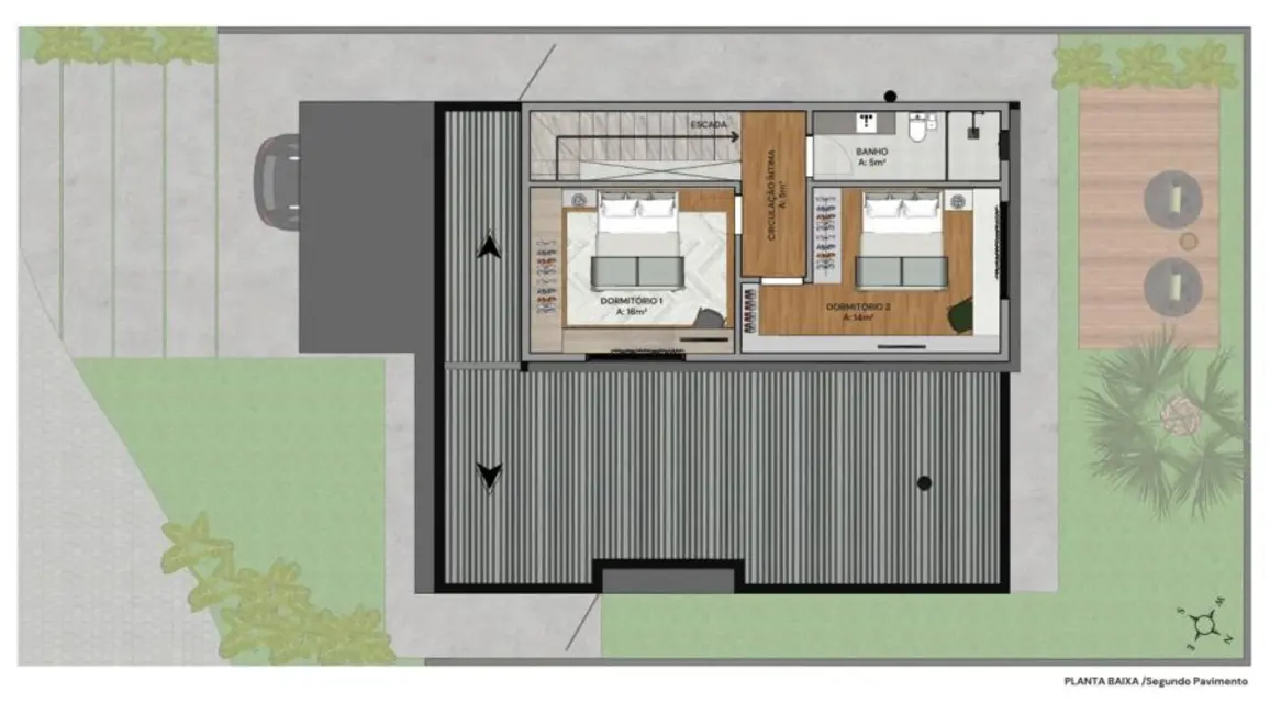 Casa com 2 quartos à venda, 166m2 em Caturrita, Santa Maria - RS - imagem 2 Foto 2 de Casa com 2 quartos à venda, 166m2 em Caturrita, Santa Maria - RS
