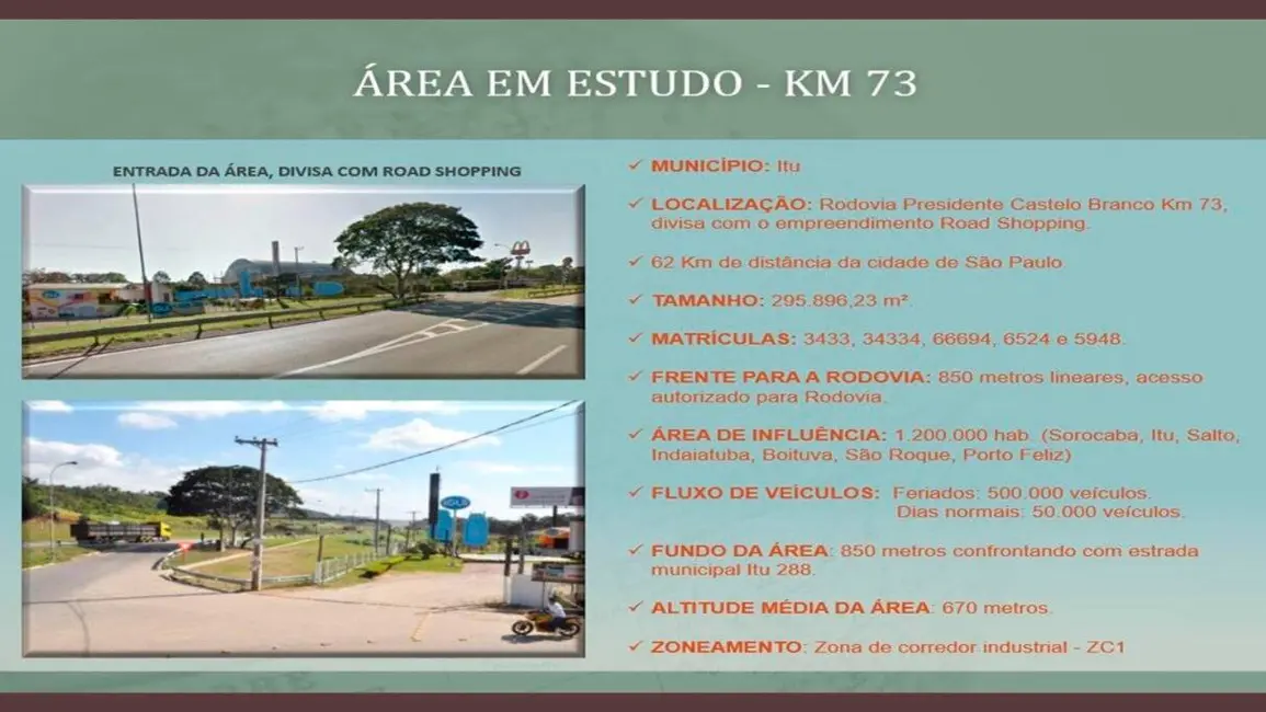 Foto 6 de Terreno / Lote à venda, 296000m2 em Brasil, Itu - SP