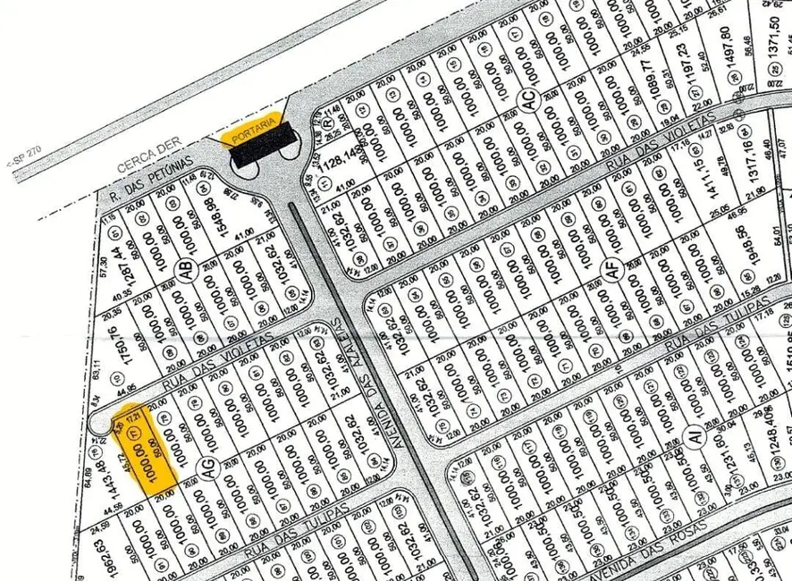Foto 4 de Terreno / Lote à venda, 1000m2 em Alambari - SP