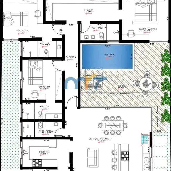 Casa com 3 quartos à venda, 380m2 em Rondonopolis - MT - imagem 8 Foto 8 de Casa com 3 quartos à venda, 380m2 em Rondonopolis - MT