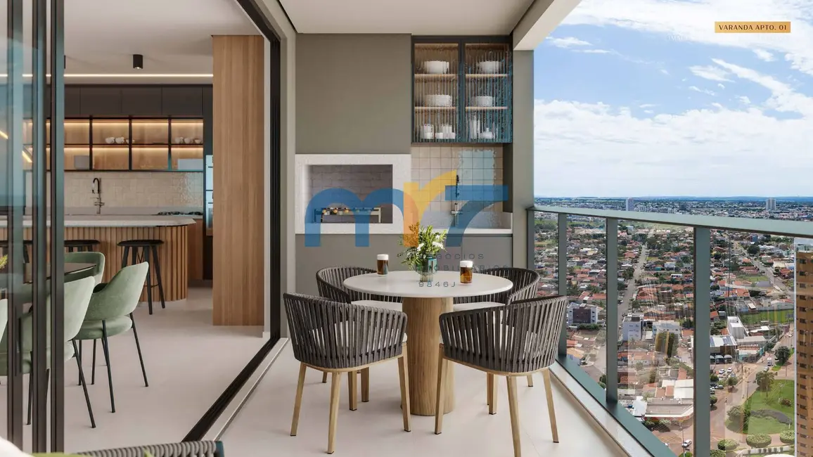 Foto 4 de Apartamento com 3 quartos à venda, 123m2 em Vila Aurora I, Rondonopolis - MT