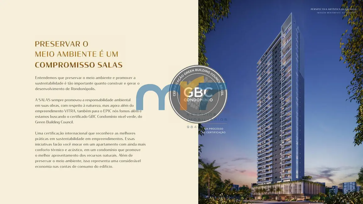 Foto 1 de Apartamento com 3 quartos à venda, 123m2 em Vila Aurora I, Rondonopolis - MT