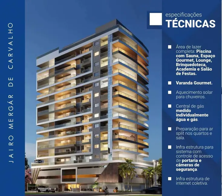 Foto 2 de Apartamento com 3 quartos à venda, 102m2 em Praia do Morro, Guarapari - ES