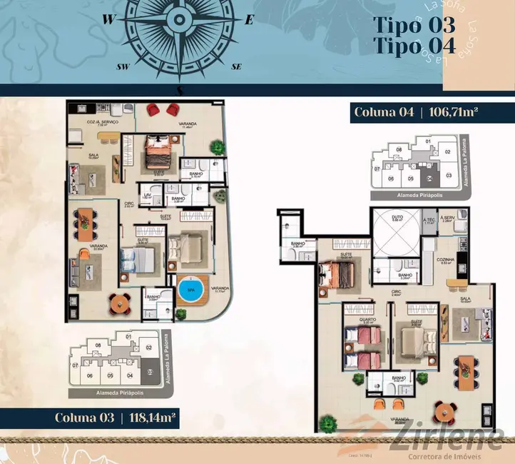 Apartamento com 2 quartos à venda, 195m2 em Enseada Azul, Guarapari - ES - imagem 6 Foto 6 de Apartamento com 2 quartos à venda, 195m2 em Enseada Azul, Guarapari - ES