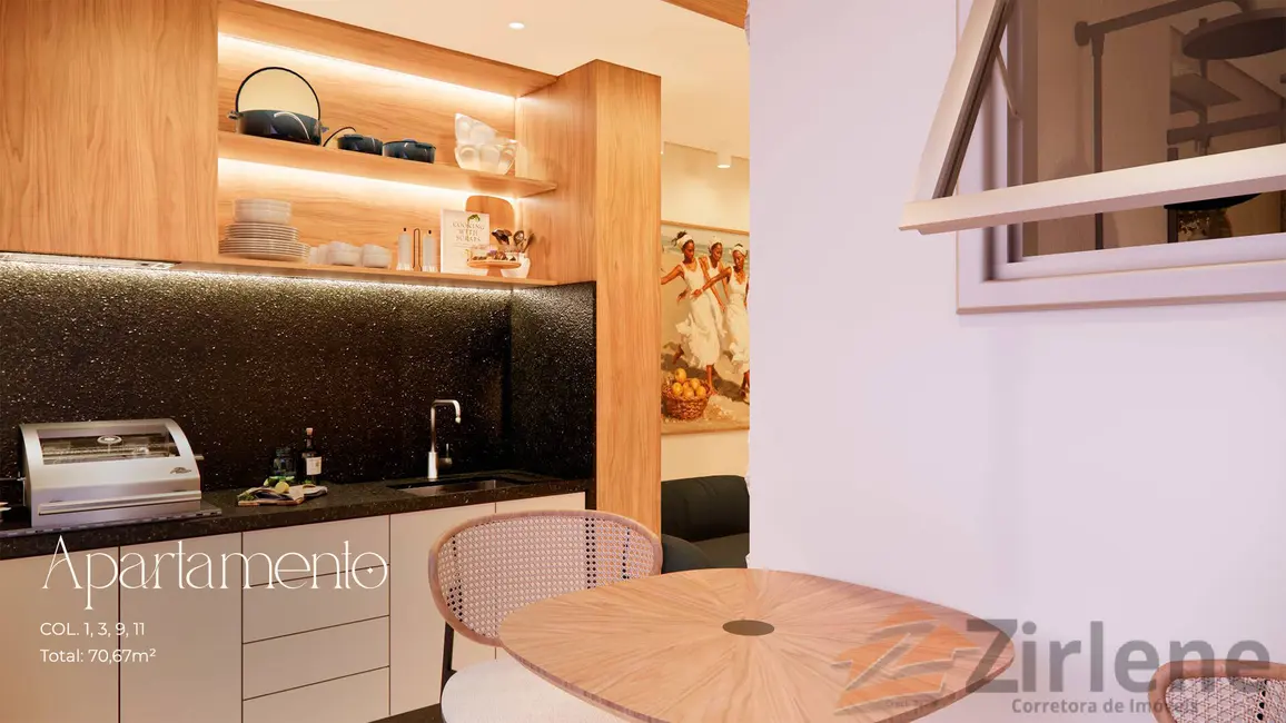 Foto 5 de Apartamento com 1 quarto à venda, 35m2 em Praia do Morro, Guarapari - ES