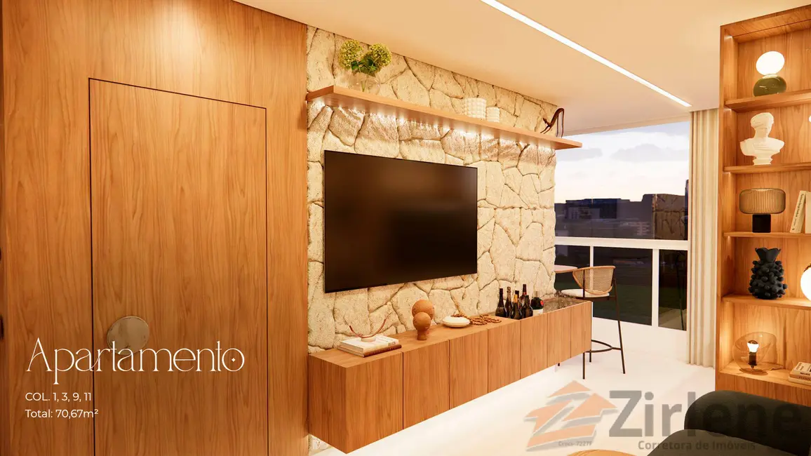 Foto 3 de Apartamento com 1 quarto à venda, 35m2 em Praia do Morro, Guarapari - ES