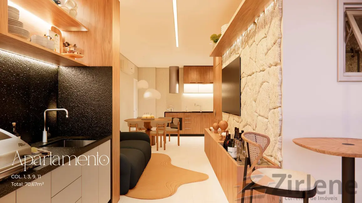 Foto 6 de Apartamento com 1 quarto à venda, 35m2 em Praia do Morro, Guarapari - ES