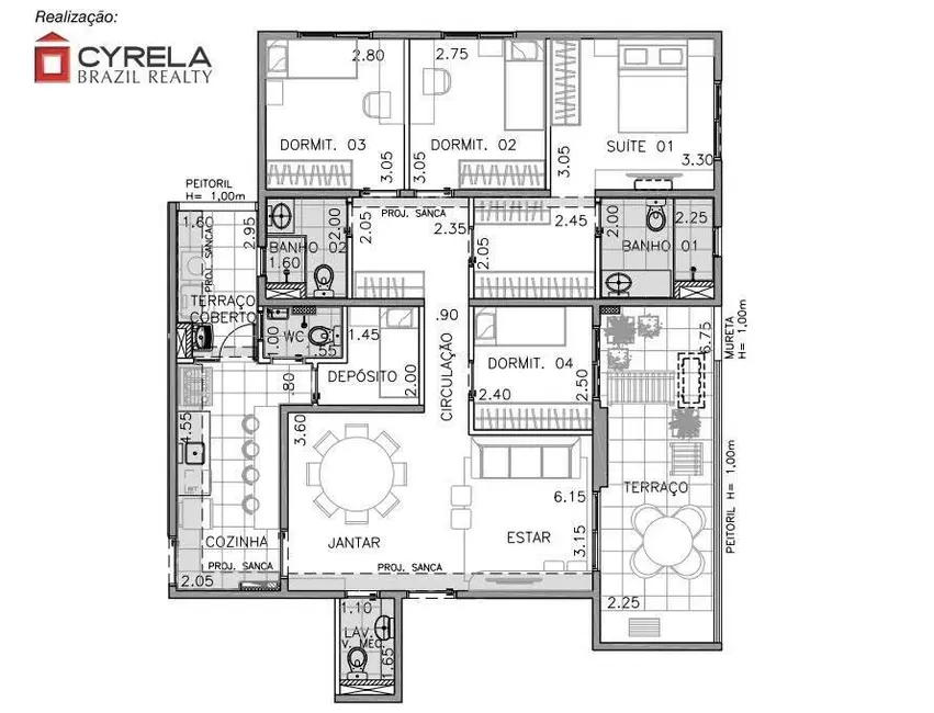 Foto 5 de Apartamento com 3 quartos à venda, 125m2 em Jardim Vazani, São Paulo - SP