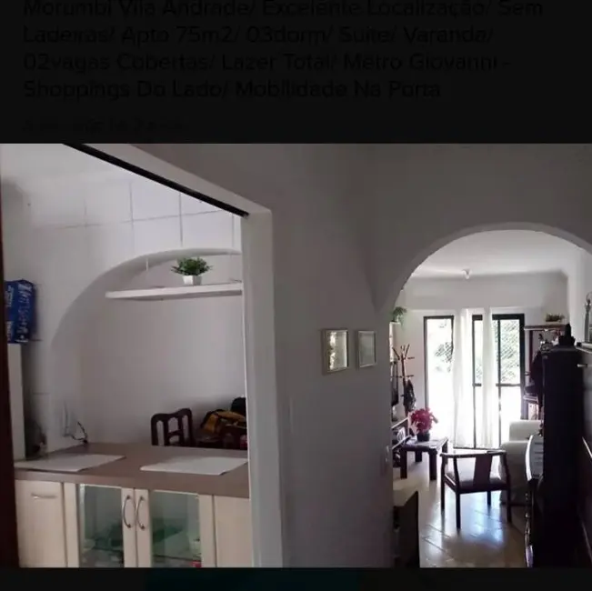 Foto 3 de Apartamento com 3 quartos à venda, 75m2 em Vila Andrade, São Paulo - SP