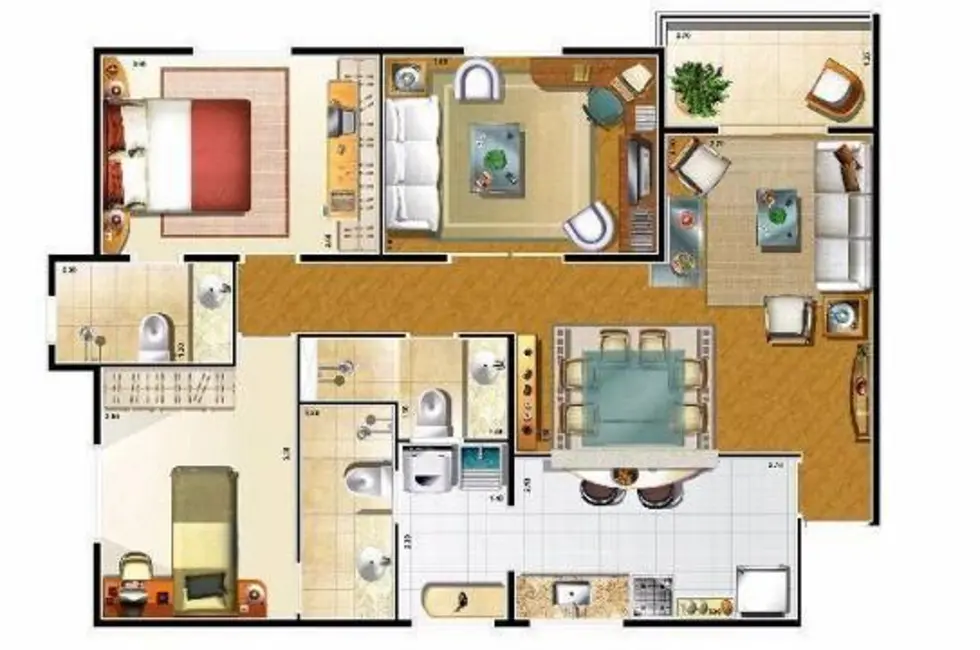 Foto 6 de Apartamento com 3 quartos à venda, 78m2 em Vila Andrade, São Paulo - SP