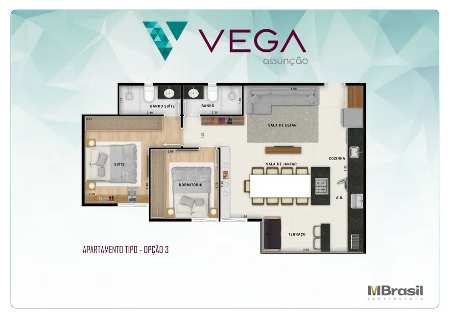 Foto 9 de Apartamento com 3 quartos à venda, 66m2 em Vila Assunção, Santo Andre - SP