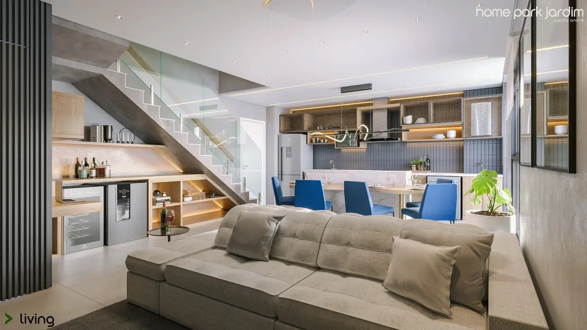 Foto 1 de Apartamento com 3 quartos à venda, 92m2 em Jardim, Santo Andre - SP