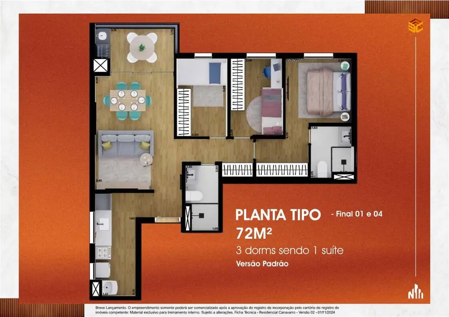 Foto 9 de Apartamento com 2 quartos à venda, 72m2 em Campestre, Santo Andre - SP