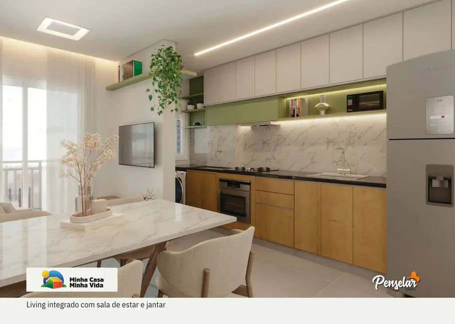 Foto 4 de Apartamento com 2 quartos à venda, 40m2 em Conceição, Diadema - SP