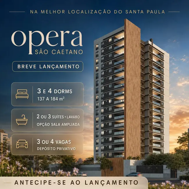Apartamento à venda em Santa Paula, Sao Caetano Do Sul - SP - imagem 1 Foto 1 de Apartamento à venda em Santa Paula, Sao Caetano Do Sul - SP