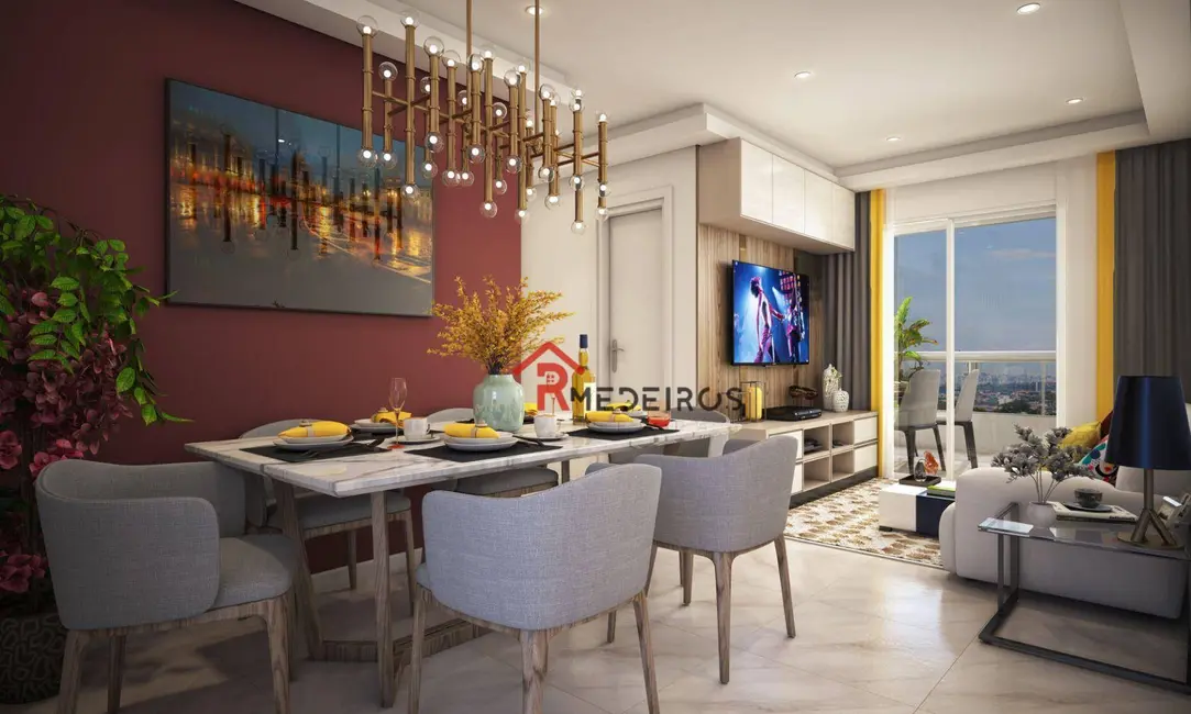 Foto 2 de Apartamento com 2 quartos à venda, 70m2 em Praia Grande - SP