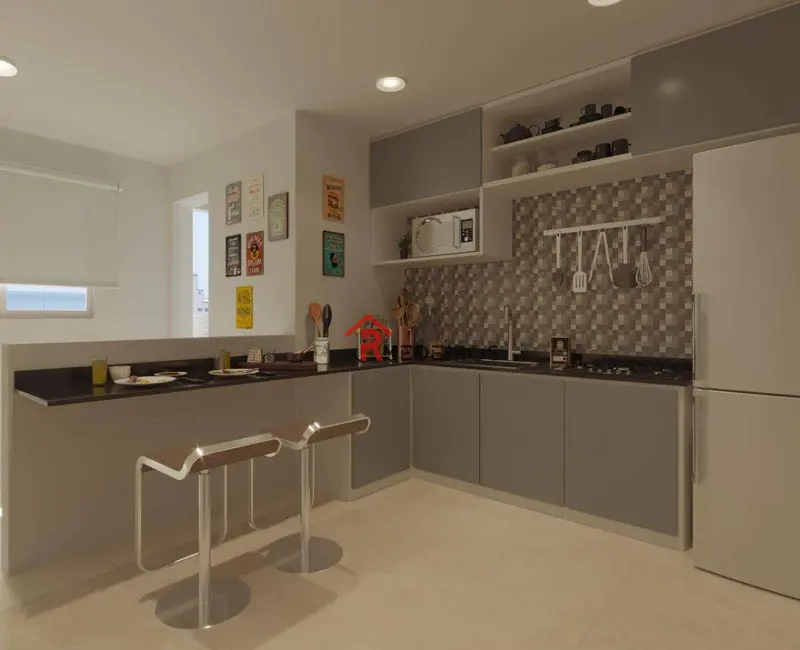 Apartamento com 1 quarto à venda, 51m2 em Praia Grande - SP - imagem 6 Foto 6 de Apartamento com 1 quarto à venda, 51m2 em Praia Grande - SP