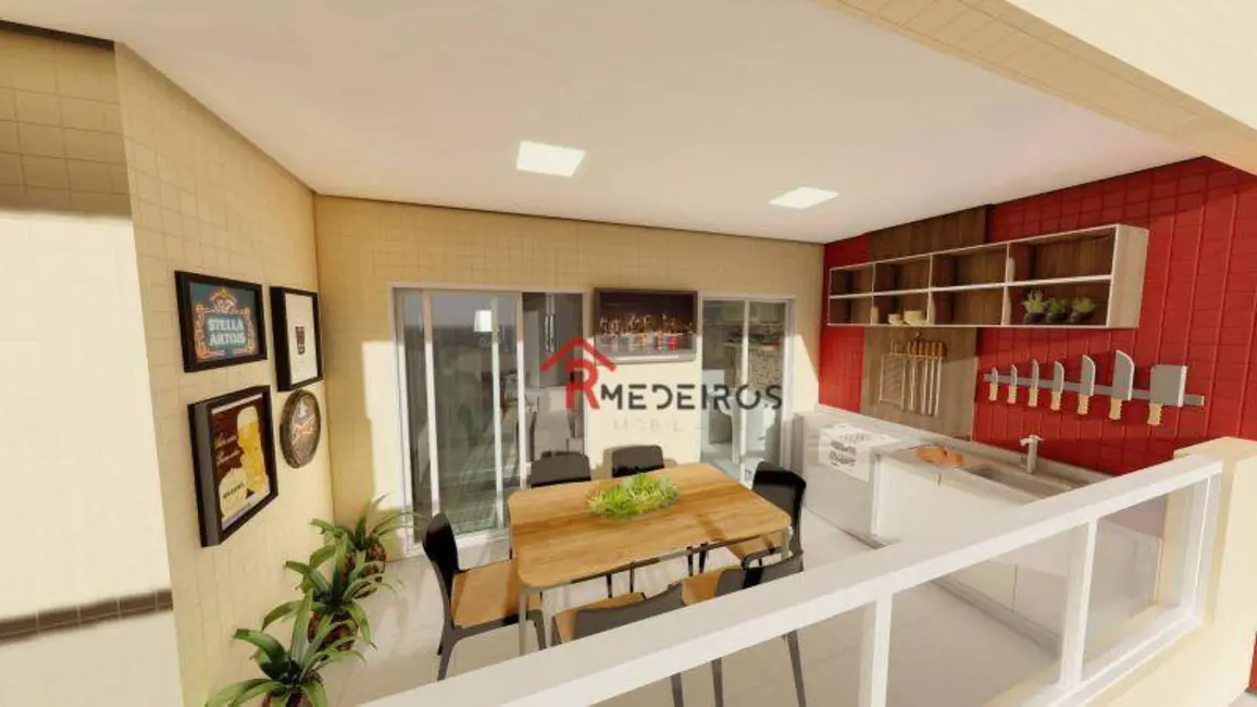 Foto 3 de Apartamento com 2 quartos à venda, 79m2 em Tupi, Praia Grande - SP