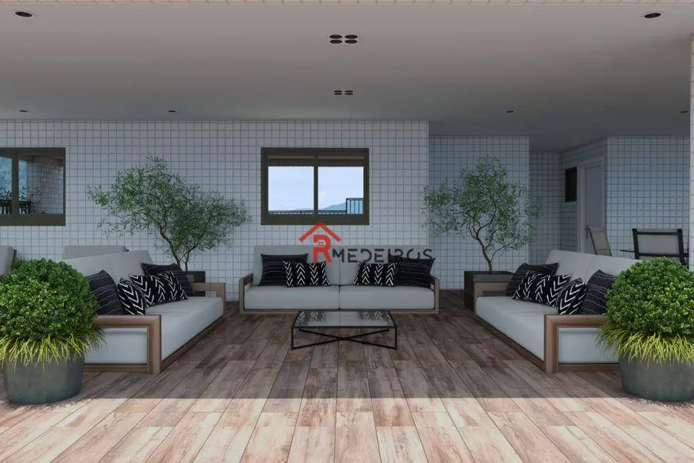 Foto 2 de Apartamento com 3 quartos à venda, 125m2 em Canto do Forte, Praia Grande - SP