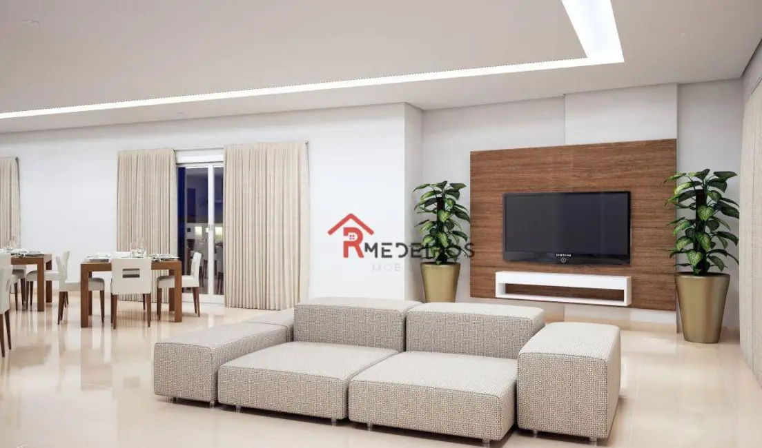 Foto 1 de Apartamento com 2 quartos à venda, 100m2 em Aviação, Praia Grande - SP