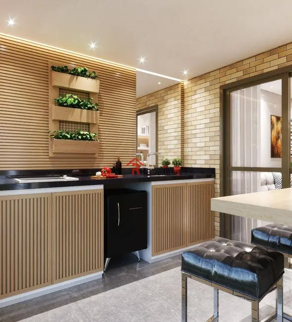 Apartamento com 2 quartos à venda, 107m2 em Boqueirão, Praia Grande - SP - imagem 3 Foto 3 de Apartamento com 2 quartos à venda, 107m2 em Boqueirão, Praia Grande - SP