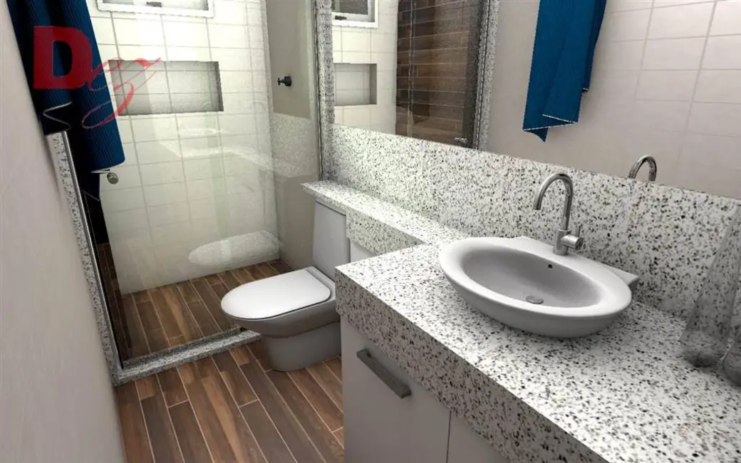 Foto 3 de Apartamento com 2 quartos à venda, 65m2 em Aviação, Praia Grande - SP