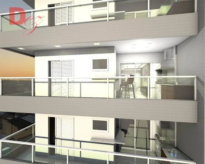 Foto 2 de Apartamento com 2 quartos à venda, 65m2 em Aviação, Praia Grande - SP