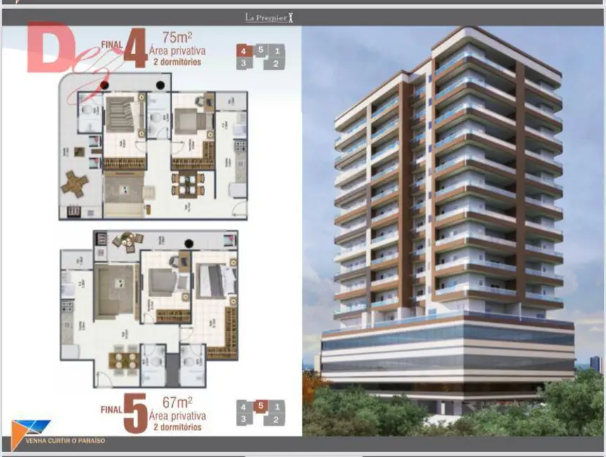 Apartamento com 3 quartos à venda, 97m2 em Canto do Forte, Praia Grande - SP - imagem 1 Foto 1 de Apartamento com 3 quartos à venda, 97m2 em Canto do Forte, Praia Grande - SP