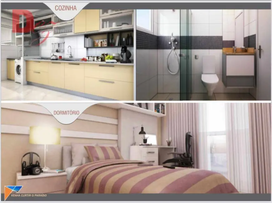 Foto 9 de Apartamento com 2 quartos à venda, 67m2 em Canto do Forte, Praia Grande - SP