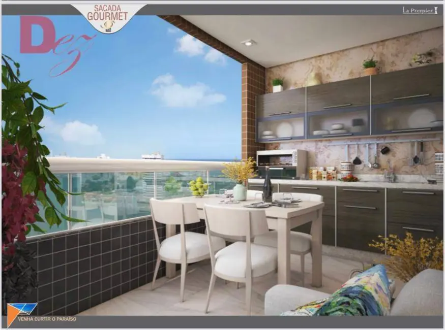 Foto 7 de Apartamento com 2 quartos à venda, 67m2 em Canto do Forte, Praia Grande - SP