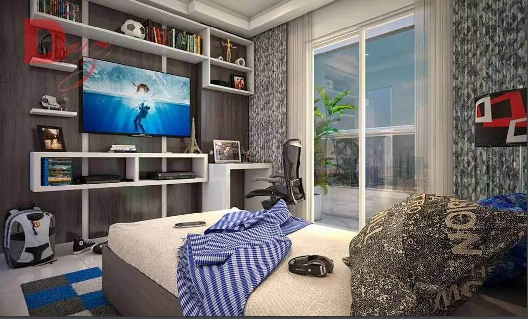 Foto 6 de Apartamento com 2 quartos à venda, 80m2 em Guilhermina, Praia Grande - SP